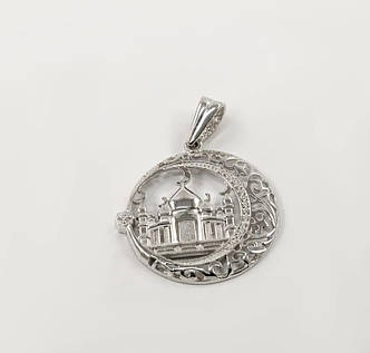 Мусульманський кулон Maxi Silver 7838, фото 1