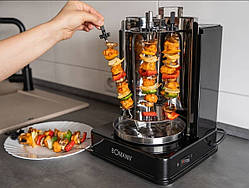 Нова шашличниця, вертикальний мультигриль, електробарбекю Bomann DVG 3006 CB з Німеччини з гарантією