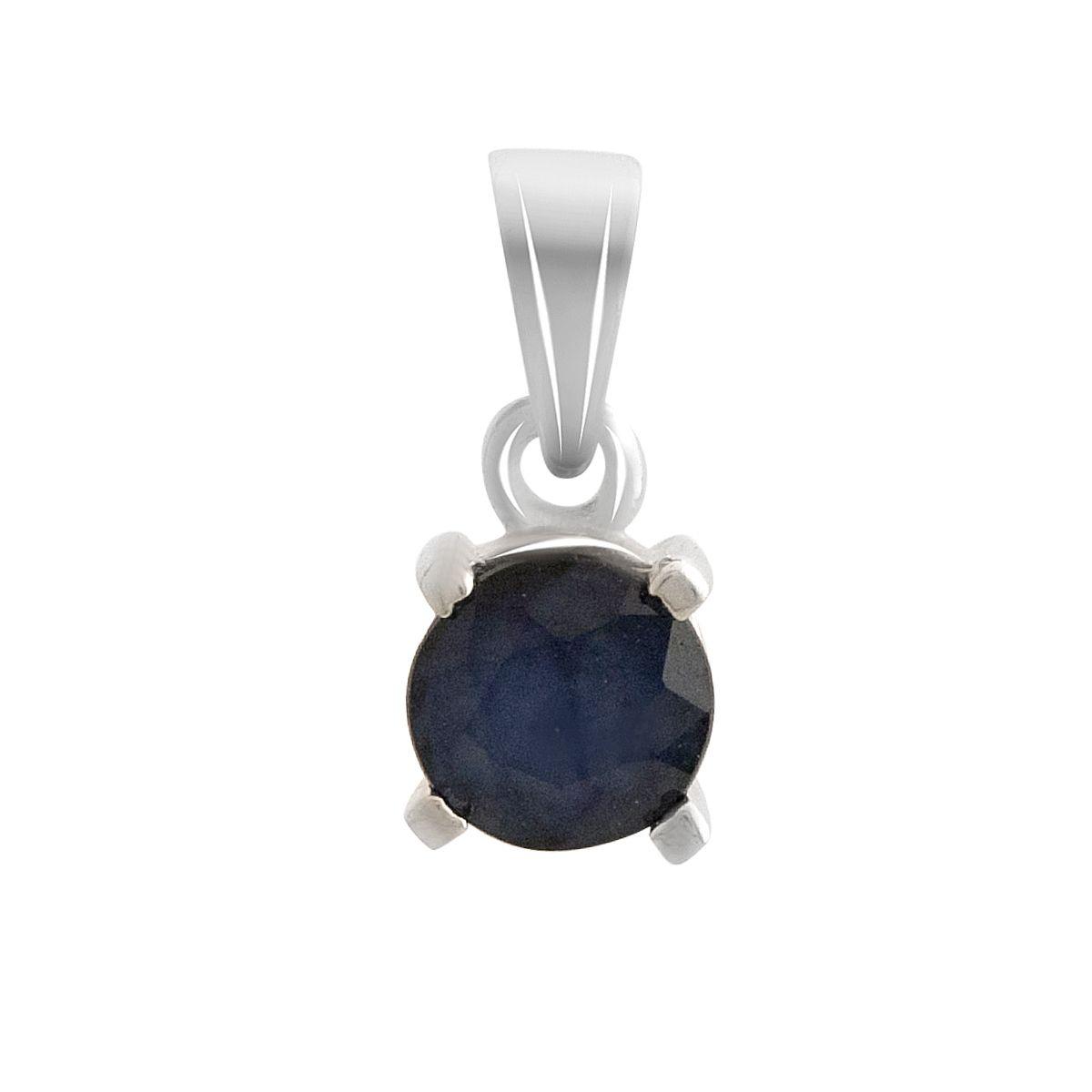 Срібна підвіска SilverBreeze із сапфіром 0.643ct (2143291)