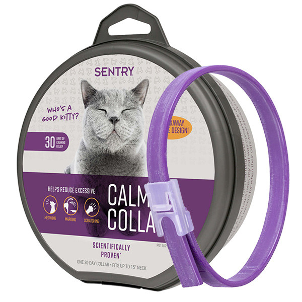 Заспокійливий нашийник з феромонами для котів Sentry Calming Collar Good Kitty (5337), фото 1