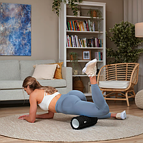 Роллер масажер EVA 33 см HS-A033YG black, фото 4