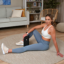 Роллер масажер EVA 33 см HS-A033YG black, фото 5