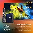 RockTek G2 4/64 GB | медіаплеєр Android TV з сертіфікованим Netflix, Dolby VISION, Dolby ATMOS, DFS WiFi 6, фото 7