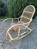 Крісло-гойдалка з лози "Віяло", фото 2