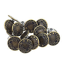 Гудзик джинсовий 17мм Антик (50шт.)