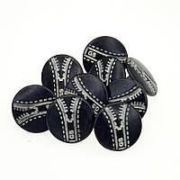 Гудзик джинсовий 17мм Оксид (50шт.)