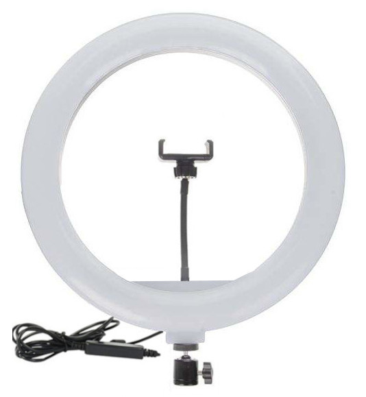 Кільцева лампа 33 см для телефона USB AC Prof QX-330, фото 1