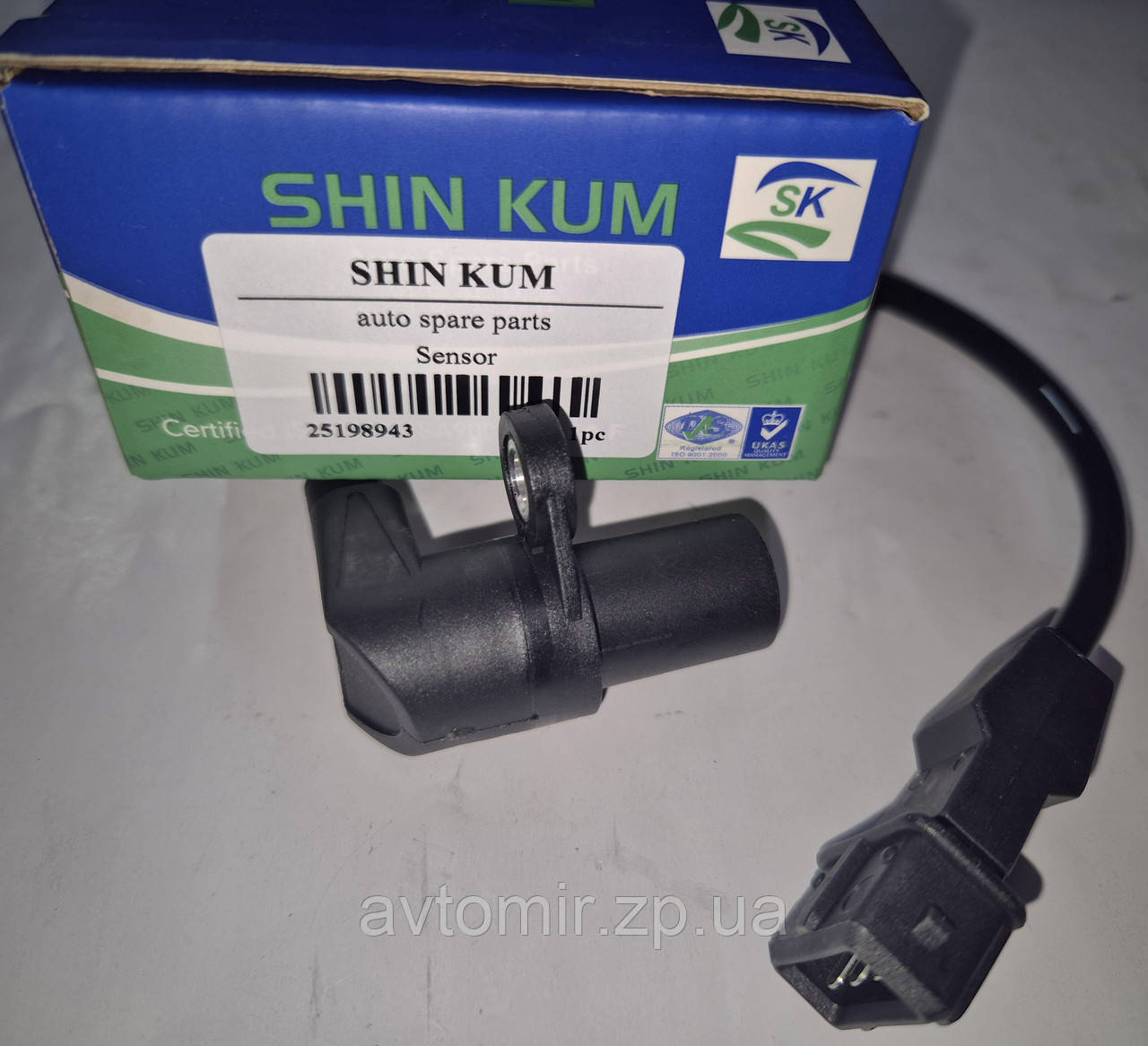 Датчик положення колінвала Lanos Ланос 1.5, 1.6 Ланос SHIN KUM 25198943