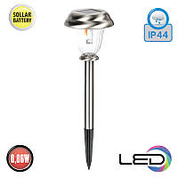 Halley садово-парковий світильник на сонячній батареї, хром, IP44 Туреччина, гарантія 24 міс