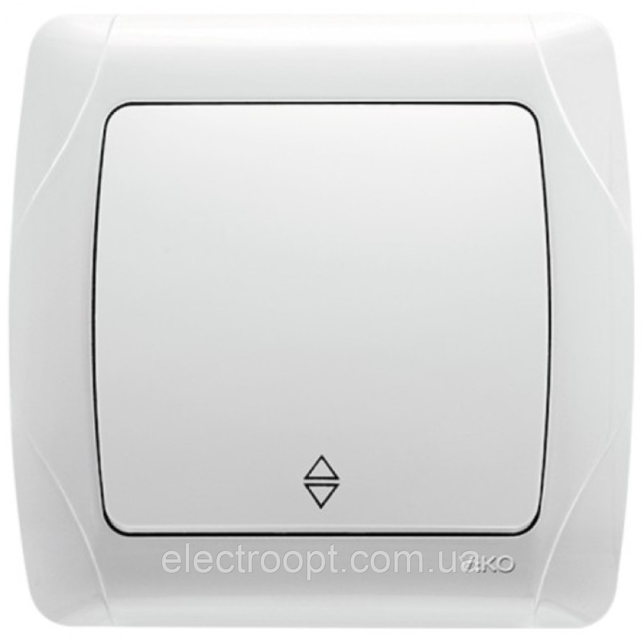 Вимикач прохідний VIKO Carmen (білий)
