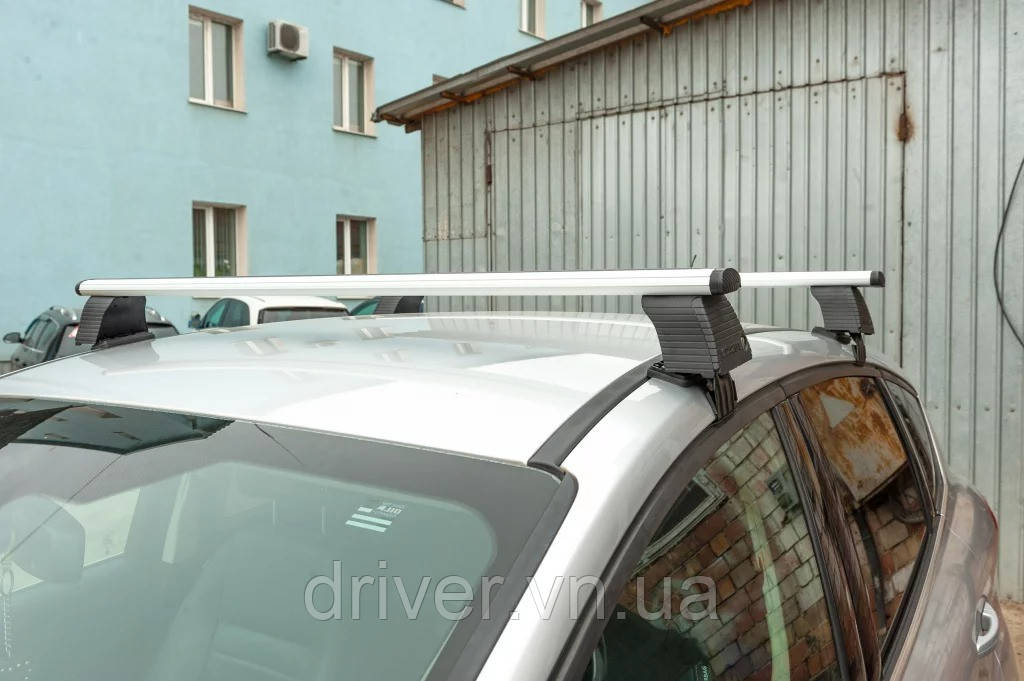 Перемычки на гладкую крышу (2 шт, Asaf V4) для Mercedes E-сlass W212 2009-2016 гг