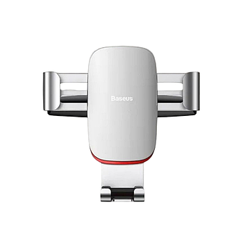 Тримач для телефону в дисковод з бічною гравітацією BASEUS. чорний, срібний