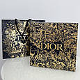 Подарункове пакування (пакет і коробка) Dior. СИНЄ, фото 3