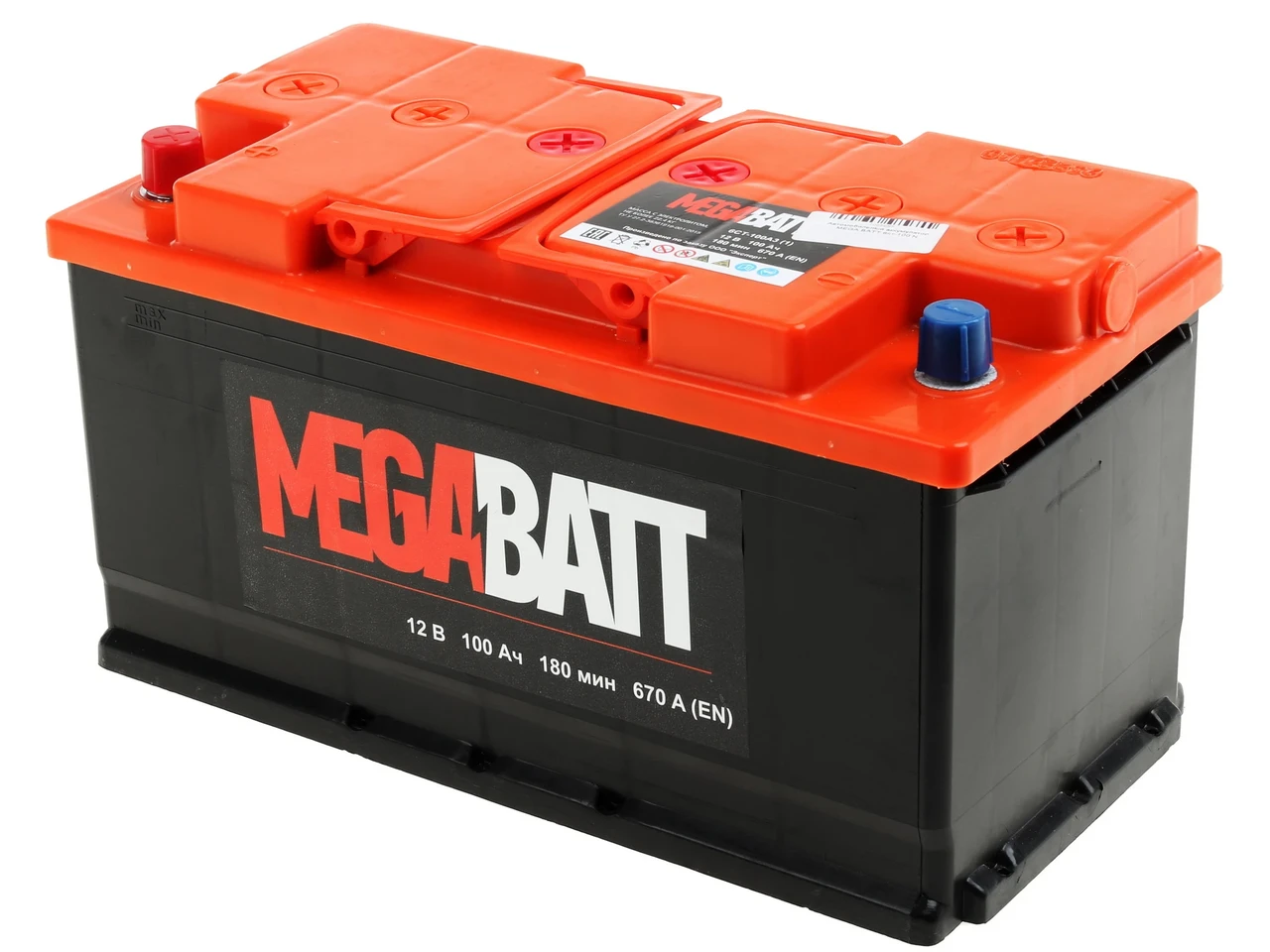 Акумулятор MEGA BATT 100-0 (R+) (800А)