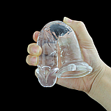 Гнучкий фалоімітатор 20 см, Реалістичний фалос на присосці, Вагінальний стимулятор, Інтимні іграшки, фото 4