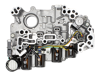 Гідроблок у зборі з соленоїдами Варіатор CVT JF015E (4 соленоїди відкритого типу, 1 датчик тиску)