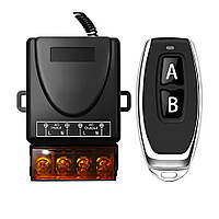 433МГц одноканальний бездротовий вимикач на 220В 30А + Пульт