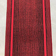 100см Килимова доріжка безворсова Дарничанка на прошитій основі червона