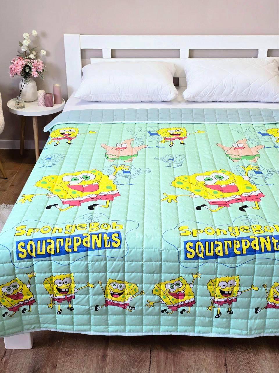 Дитяча двостороння ковдра 150*210 см 100% бавовна, фото 1