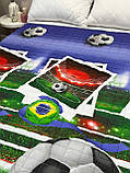 Дитяча двостороння ковдра 150*210 см 100% бавовна, фото 3