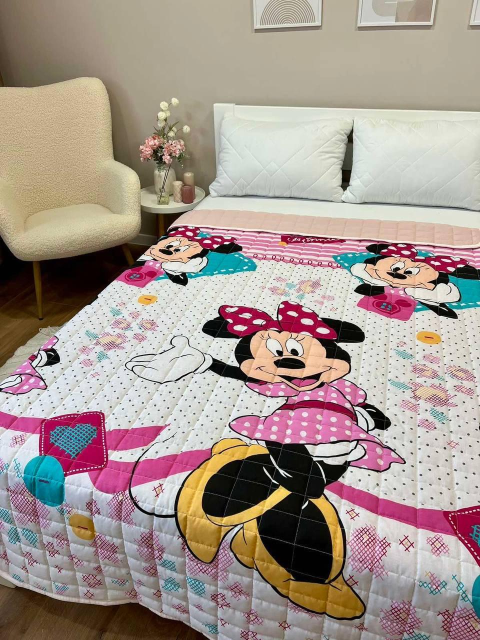 Дитяча двостороння ковдра 150*210 см 100% бавовна, фото 1