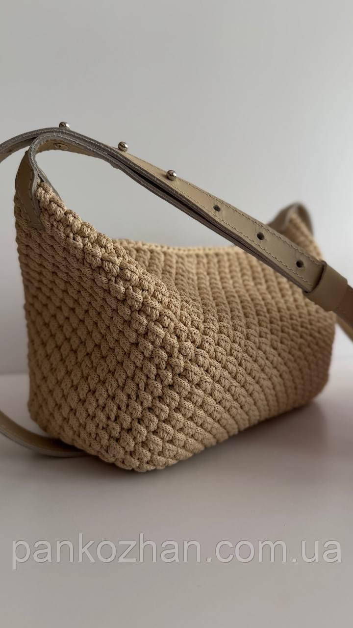 Набір шкіряної фурнітури для сумки МК 8.0, натуральна шкіра, фото 1