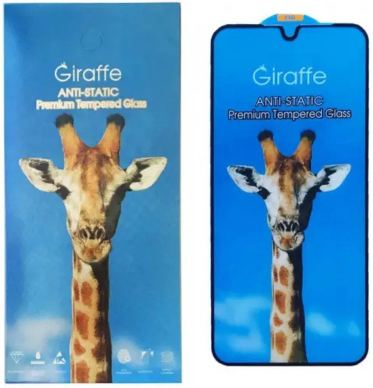 Захисне скло Samsung A346 black frame Giraffe Antistatic