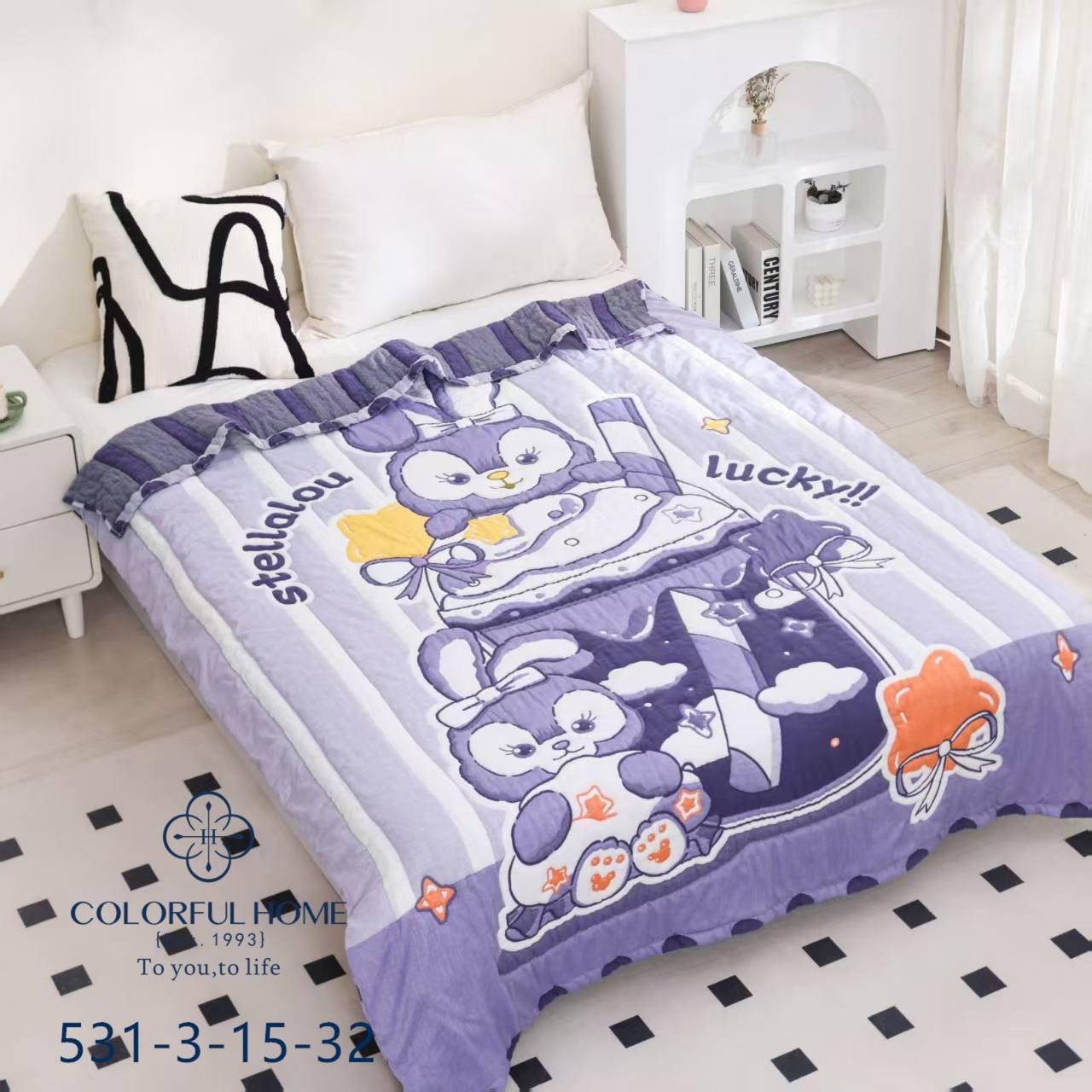 Дитяча муслинова ковдра 160*200 см 100% бавовна, фото 1
