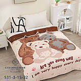 Дитяча муслинова ковдра 160*200 см 100% бавовна, фото 3