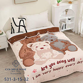 Дитяча муслинова ковдра 160*200 см 100% бавовна