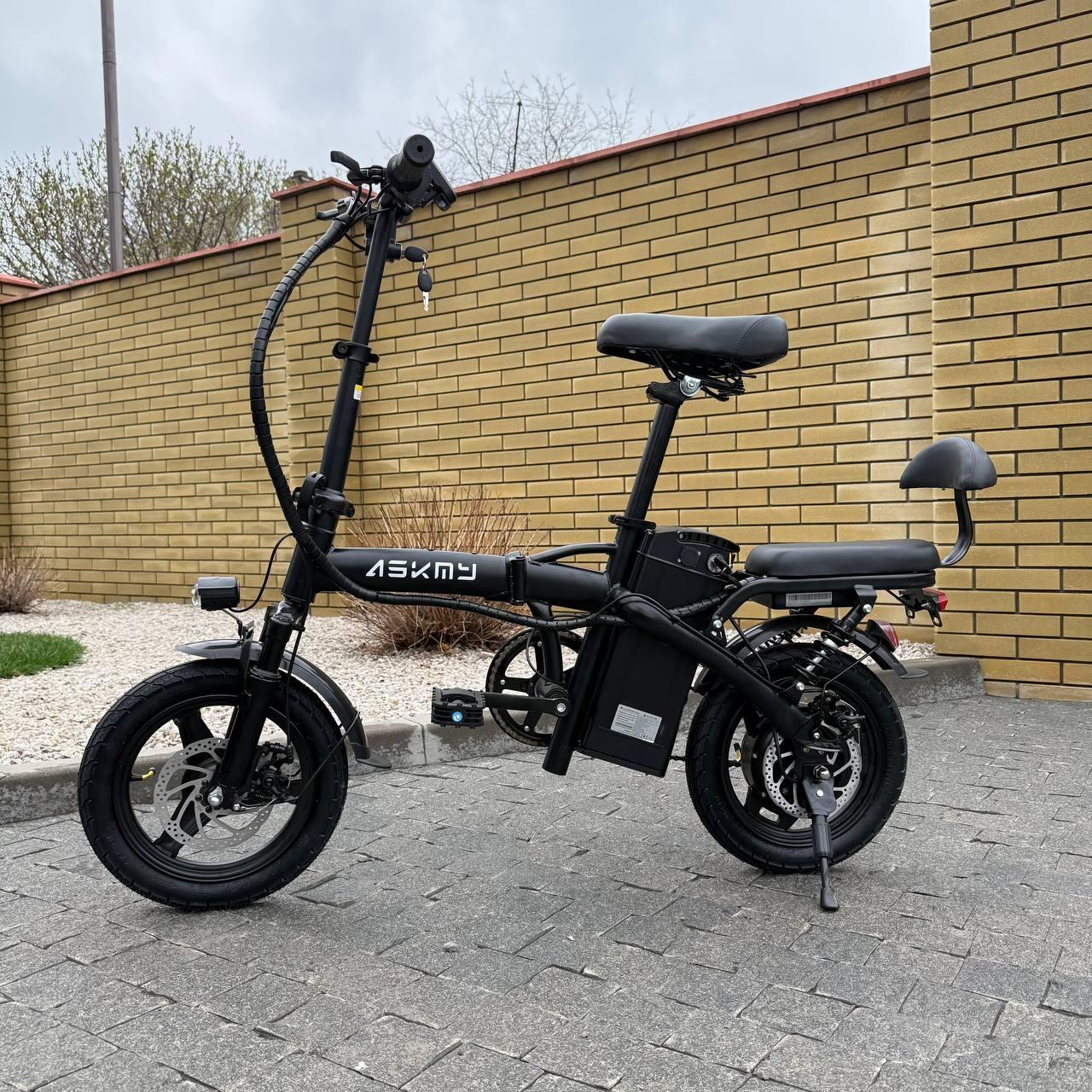 Електровелосипед ASKMY U15 Max 48V 15/18/26Ah 600W з амортизатором