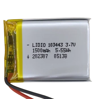 Літій-полімерний акумулятор 10*34*43 mm (Li-ion 3.7 В 1500 мА·год)