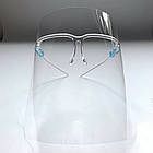 Захисна маска для обличчя, Прозора / Захисний екран для обличчя / Захисний екран-щиток медичний, фото 3