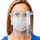 Захисна маска для обличчя, Прозора / Захисний екран для обличчя / Захисний екран-щиток медичний, фото 4