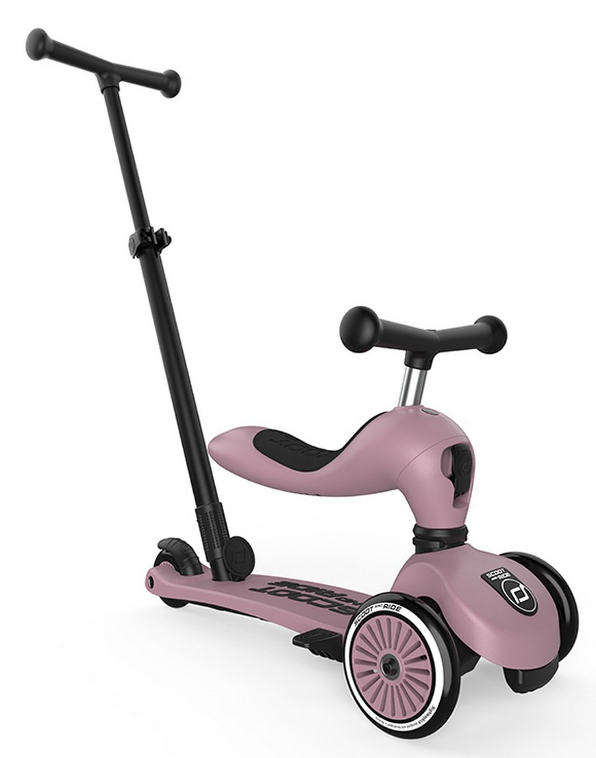 Самокат Scoot and Ride Highwaykick-1 Push and Go пастельно-бузковий від 1-го року (SR-240527-WILDBERRY)