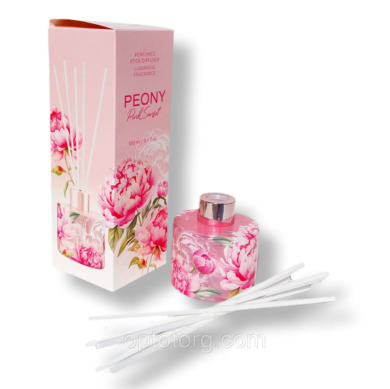 Аромадіфузор Bartek Premium 100 мл Peony Pink Sunset
