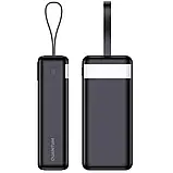 Універсальний мобільний акумулятор (Power bank fast charging) Quantum QM-PB1032 30000mAh 3.7V Black, фото 5