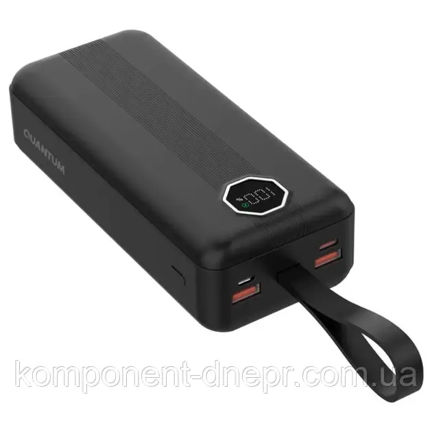 Універсальний мобільний акумулятор (Power bank fast charging) Quantum QM-PB1032 30000mAh 3.7V Black