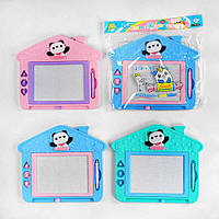 Дошка для малювання С 50112 (72) 3 кольори, чорно-біла, 3 магніти, в пакеті, ВИДАЄТЬСЯ ТІЛЬКИ МІКС В