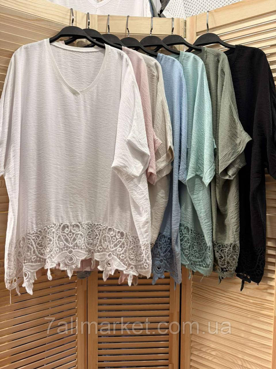 Блузка жіноча, стильна батал розмір 54-56 (7кв) "WARSHAWA" недорого від прямого постачальника