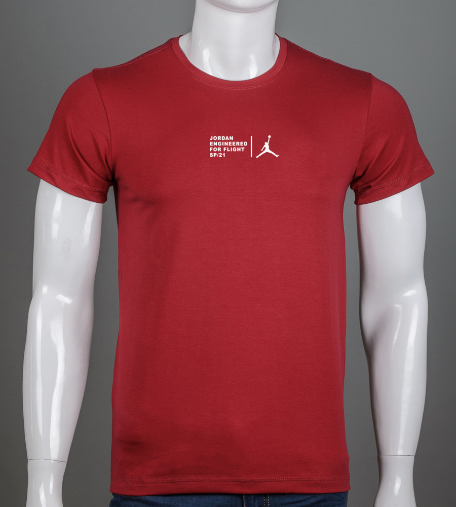 Футболка чоловіча Jordan 2328м (Уп.4шт M-XXL), Червоний