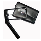 MG84027 Лупа ручна прямокутна, з LED підсвічуванням, 2.5 X, розмір 100х50мм