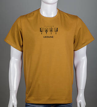 Футболка батал Воля 2307б (Уп.4шт 3XL,4XL), Гірчиця