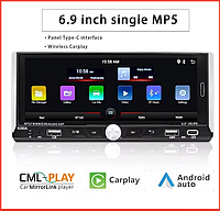 Автомагнітола Pioneer 1DIN 6280W з сенсорним екраном 6.9" на Windows і підтримкою CarPlay