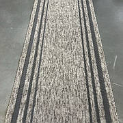 100см Килимова доріжка безворсова Дарничанка на прошитій основі сірий мармур