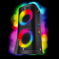 Портативна блютус-колонка SVEN 160W Вулична блютуз-колонка з гучним звуком з FM-радіо Колонка бездротова