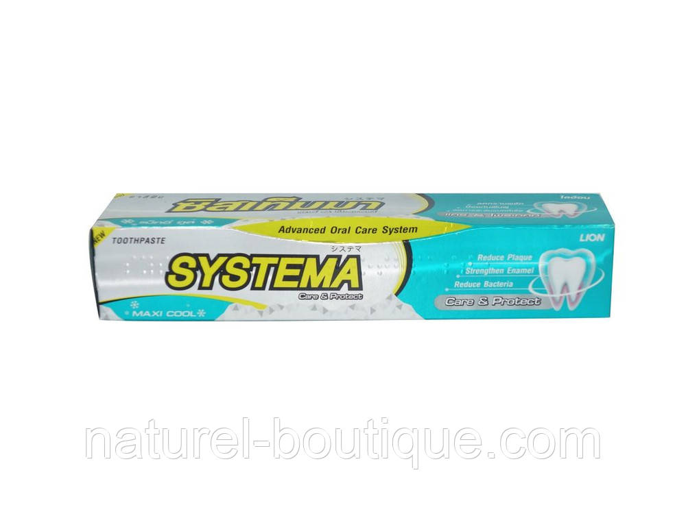 Зубна паста LION Systema Ultra Care & Protect Maxi Cool охолоджувальна 80 г, фото 1