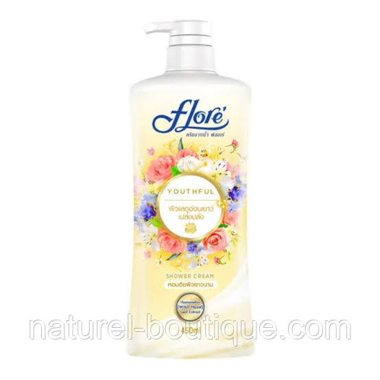 Крем-гель LION Flore для душу Youthful Sensation 450 мл, фото 1