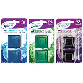 Таблетка для бачка унітазу 2шт Kolorado WC Color