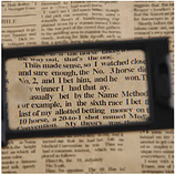 NO.9581 Лупа висувна квадратна 2.5 X (57х30мм), 45X (9мм), з Led підсвічуванням і ультрафіолет, фото 8